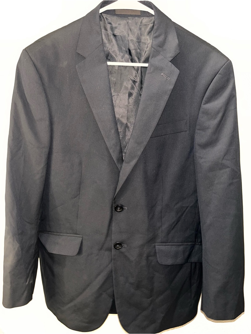 Kenneth Cole Men's Black Two-Button Sport Coat